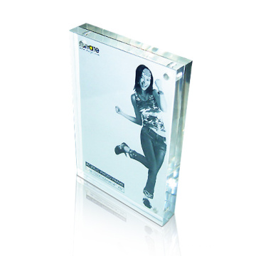 Hot Sales Clear Acrylic Poster Display Frame, Acrílico Signage Block